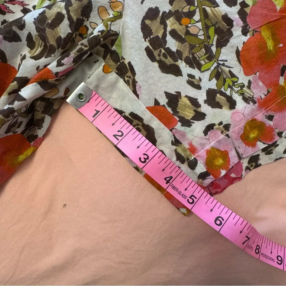JOHNNY WAS 2 Piece Wild Garden Blouse and Short Set - Women’s Large - Picture 14 of 16
